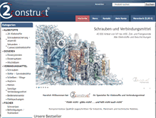 Tablet Screenshot of 2construct.de
